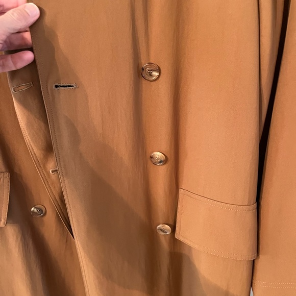 Beautiful new with tags Oscar de la Renta twill coat size 12 - Picture 5 of 9